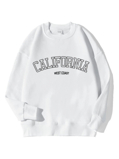 Maxine - Streetwear Herfst California West Coast Oversized Sweatshirt voor Vrouwen