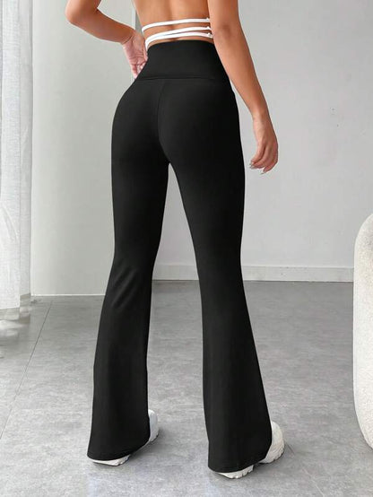 Bianca | high-waist uitlopende sportbroek