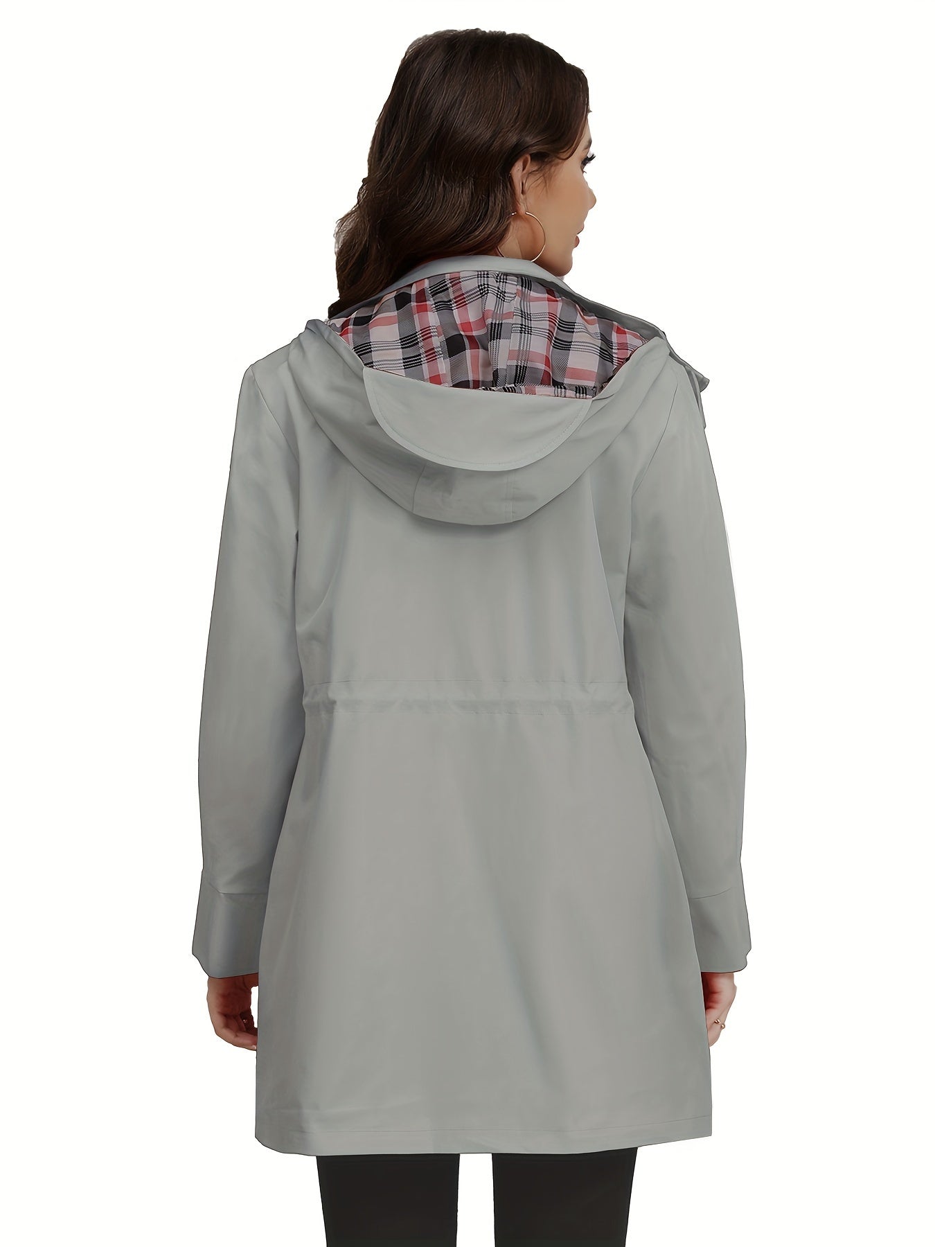 Hasel - Modieuze Hoodie Mantel met Zak voor Dames