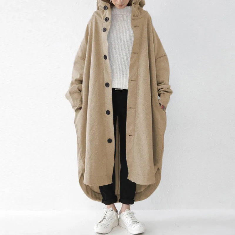 Doretha - Grote Baggy-Trenchcoat