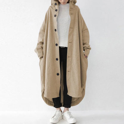 Doretha - Grote Baggy-Trenchcoat