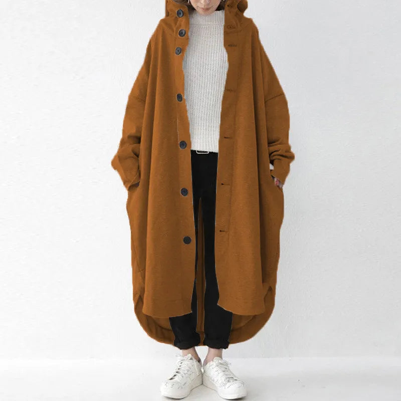 Doretha - Grote Baggy-Trenchcoat