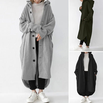 Doretha - Grote Baggy-Trenchcoat