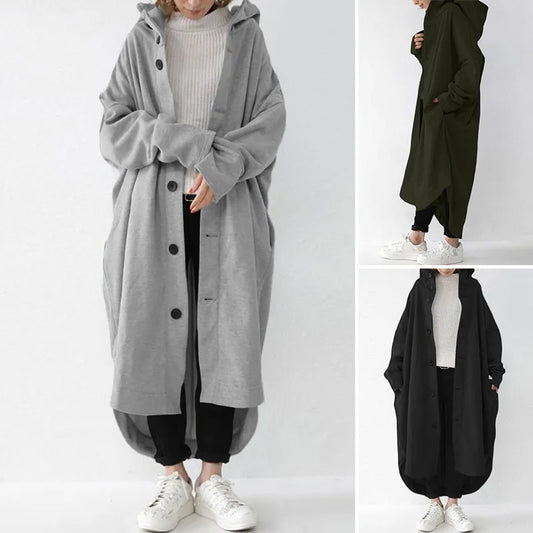 Doretha - Grote Baggy-Trenchcoat