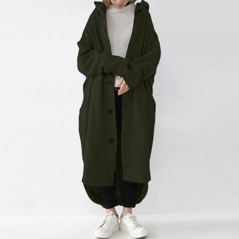 Doretha - Grote Baggy-Trenchcoat