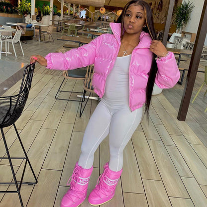 ModeParisienne® Tessa | Gezellige en Stijlvolle Korte Pufferjack