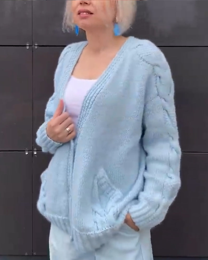 Beaumont Cardigan | Warme cardigan voor dames – lange lengte