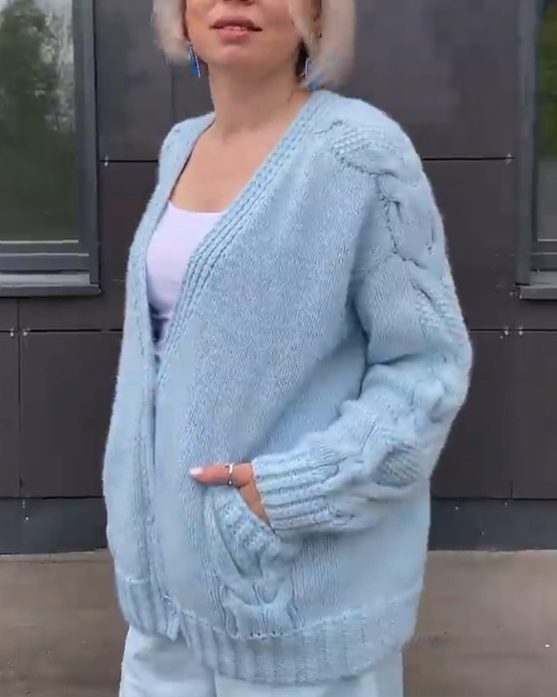 Beaumont Cardigan | Warme cardigan voor dames – lange lengte