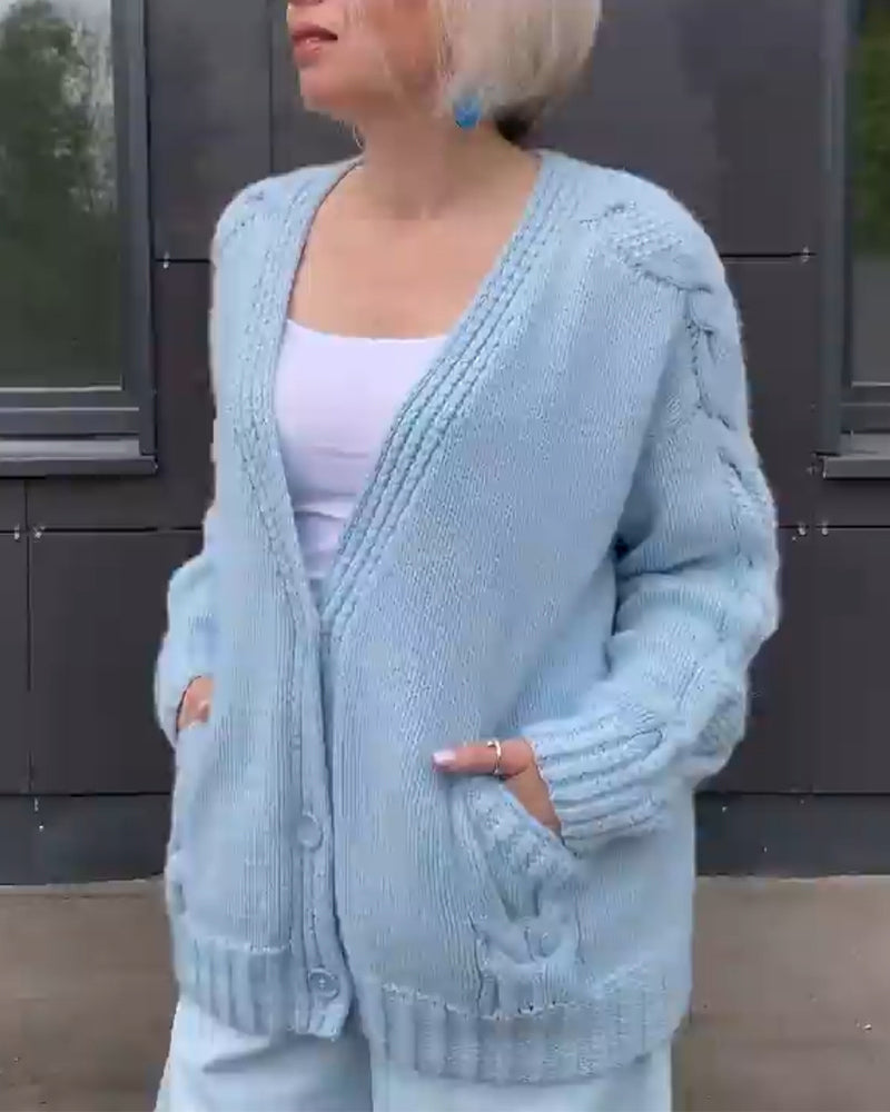 Beaumont Cardigan | Warme cardigan voor dames – lange lengte