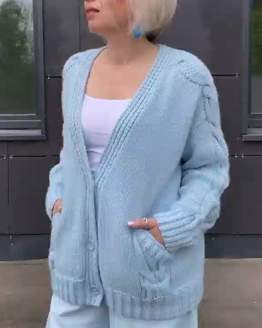 Beaumont Cardigan | Warme cardigan voor dames – lange lengte