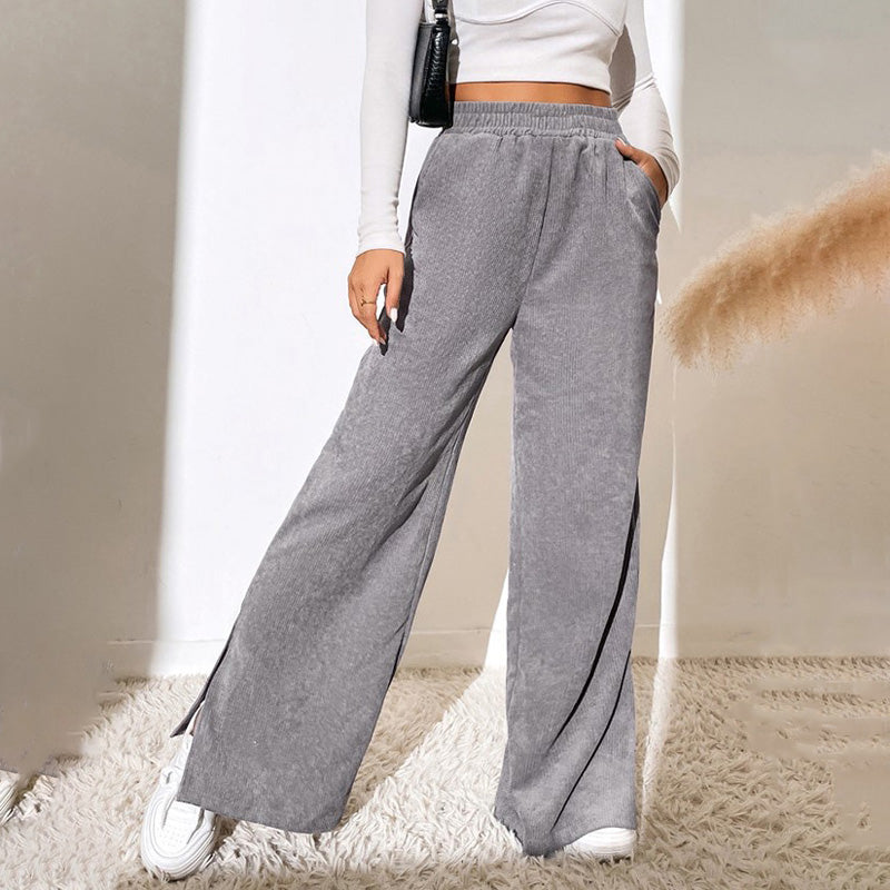 Effen informeel broek voor dames