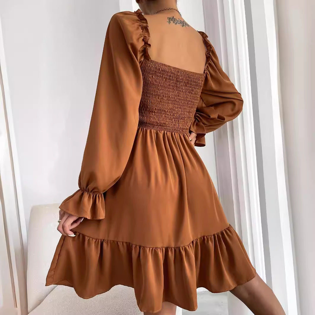 Marta - Elegante en Comfortabele Zomerse Jurk met Vierkante Halslijn voor Vrouwen