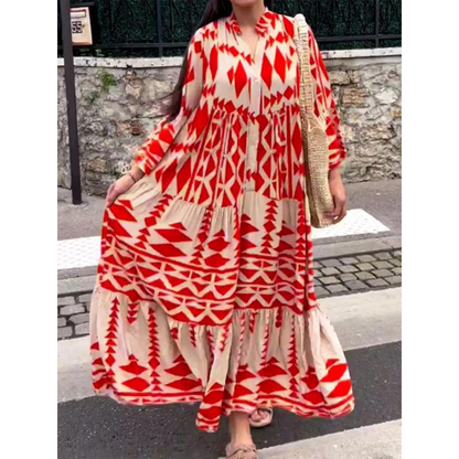 Ashby - Losse Boho Zomer/LenteJurk voor Vrouwen