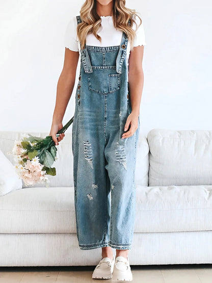Phillis - Denim Overall