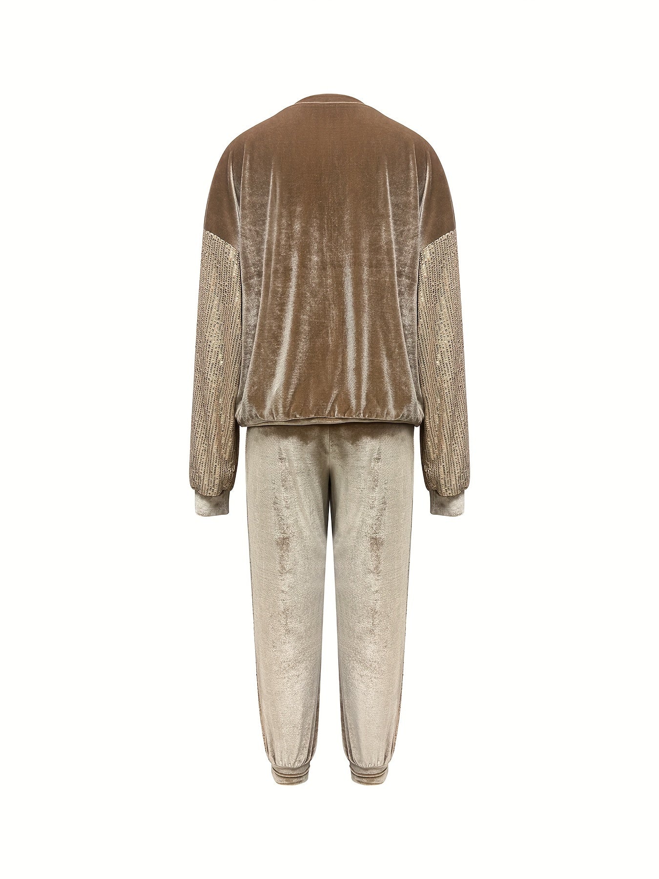 Elestria - Casual Tweedelige Set met Pailletten