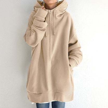 Cassandra | Knusse oversized wintertrui hoodie