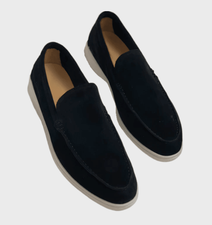 Levy - Super stijlvolle en comfortabele leren loafers suede voor mannen