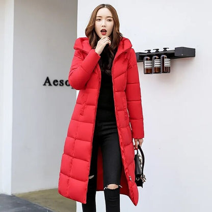 Ivy | Chique winterjas met capuchon Winddichte sneeuwparka Puffer coat