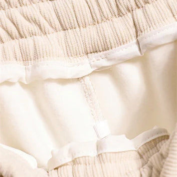 Effen warme broek voor dames