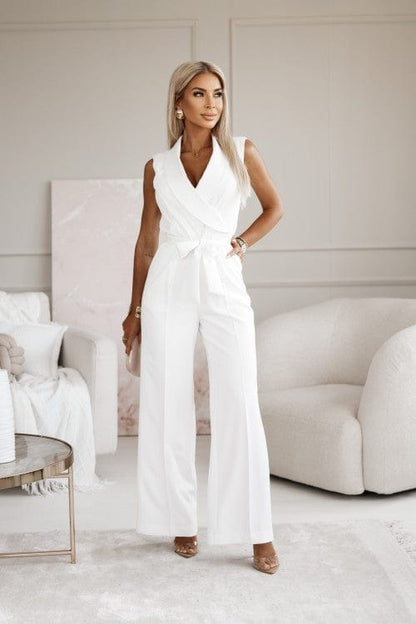 Stormi | Elegante mouwloze jumpsuit met ceintuur