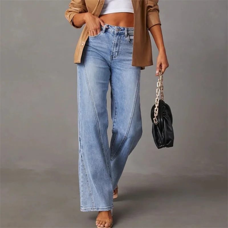 Flare denim jeans dames