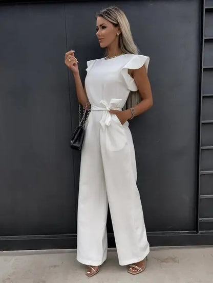 Jean | Elegante jumpsuit met wijde pijpen
