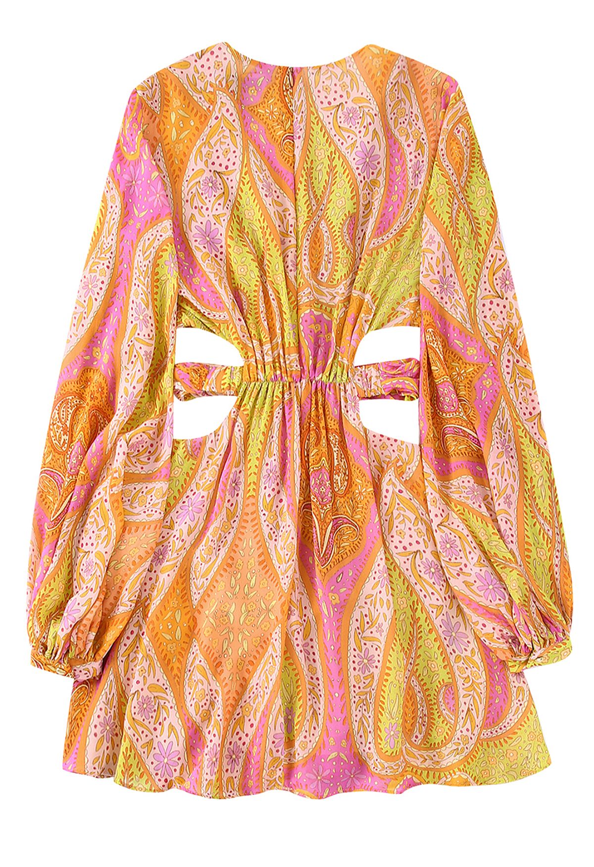 Mia - Paisley Chiffon Zomerjurk voor Vrouwen