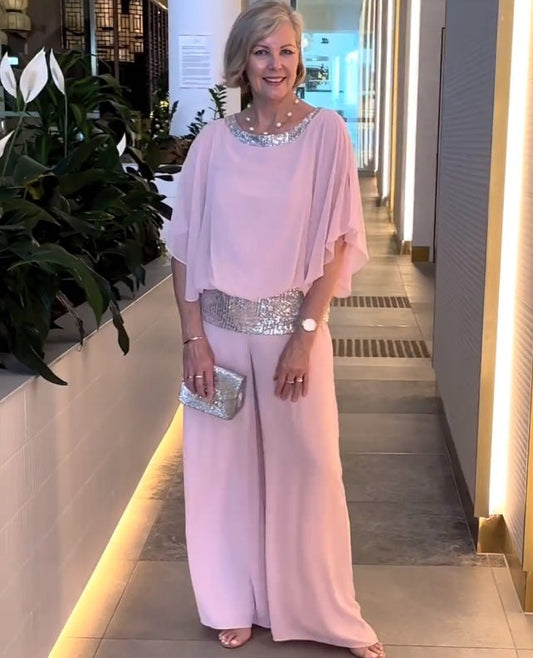 Isa | elegante jumpsuit met pailletten