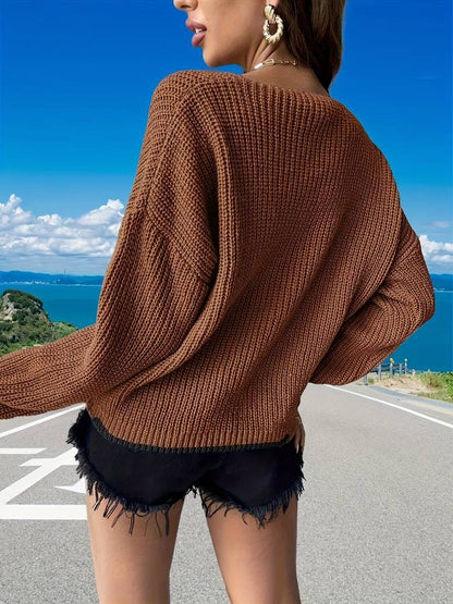 Stijlvolle V-hals trui