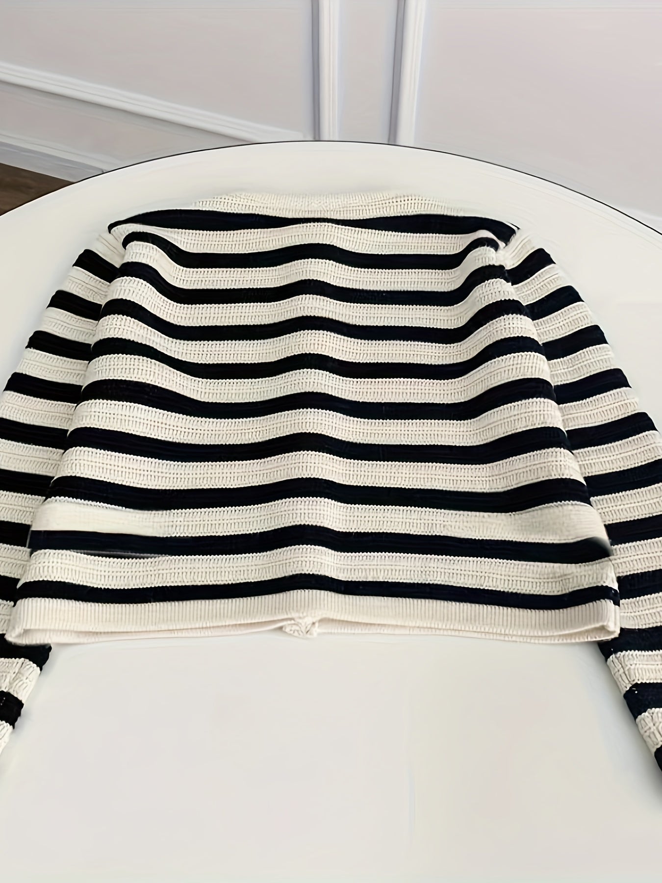 Kleurblok gestreept patroon vest - Ella