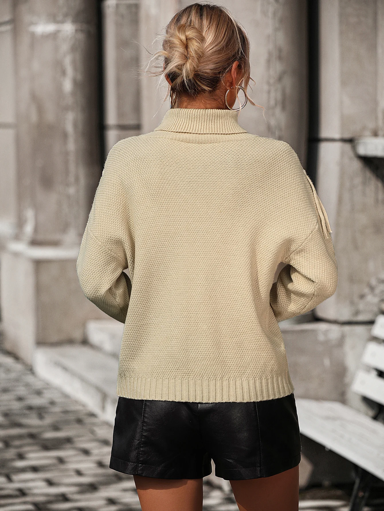 Bonnie - Chique en Stijlvolle Herfst Coltrui met Franjes voor Vrouwen