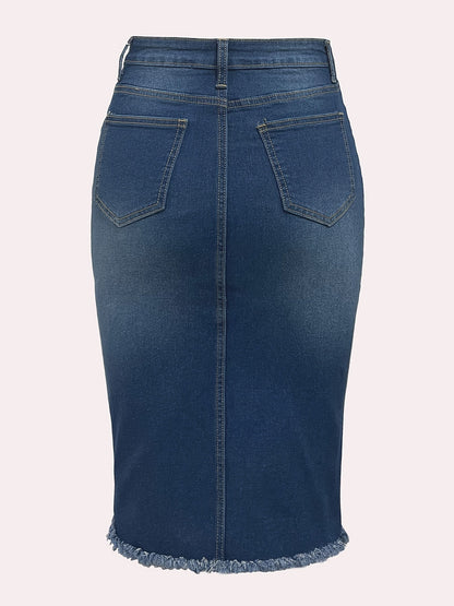 Blauwe Denim Rok - Lily