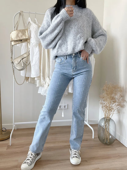 Janny - Glitter dames jeans