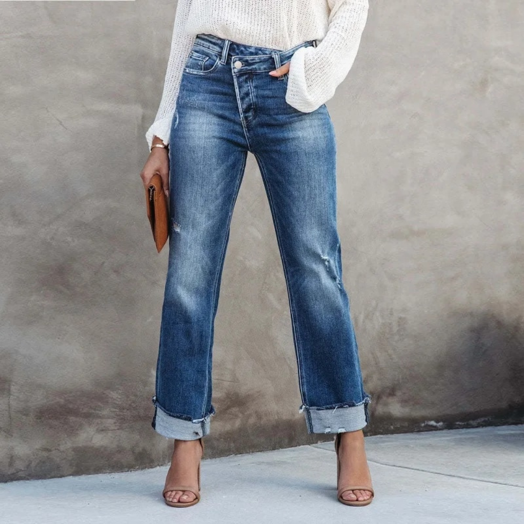 Vaelynn - Damesjeans die comfortabel zitten