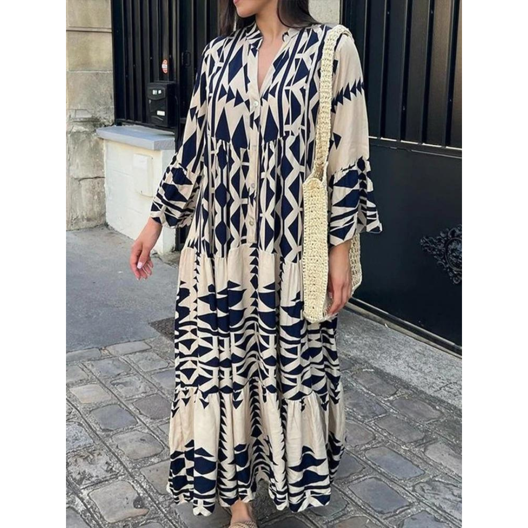 Ashby - Losse Boho Zomer/LenteJurk voor Vrouwen