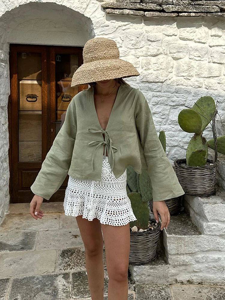 Kelly | damesblouse met pofmouwen