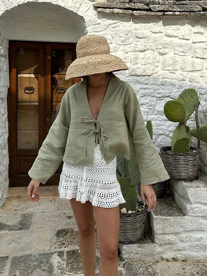 Kelly | damesblouse met pofmouwen