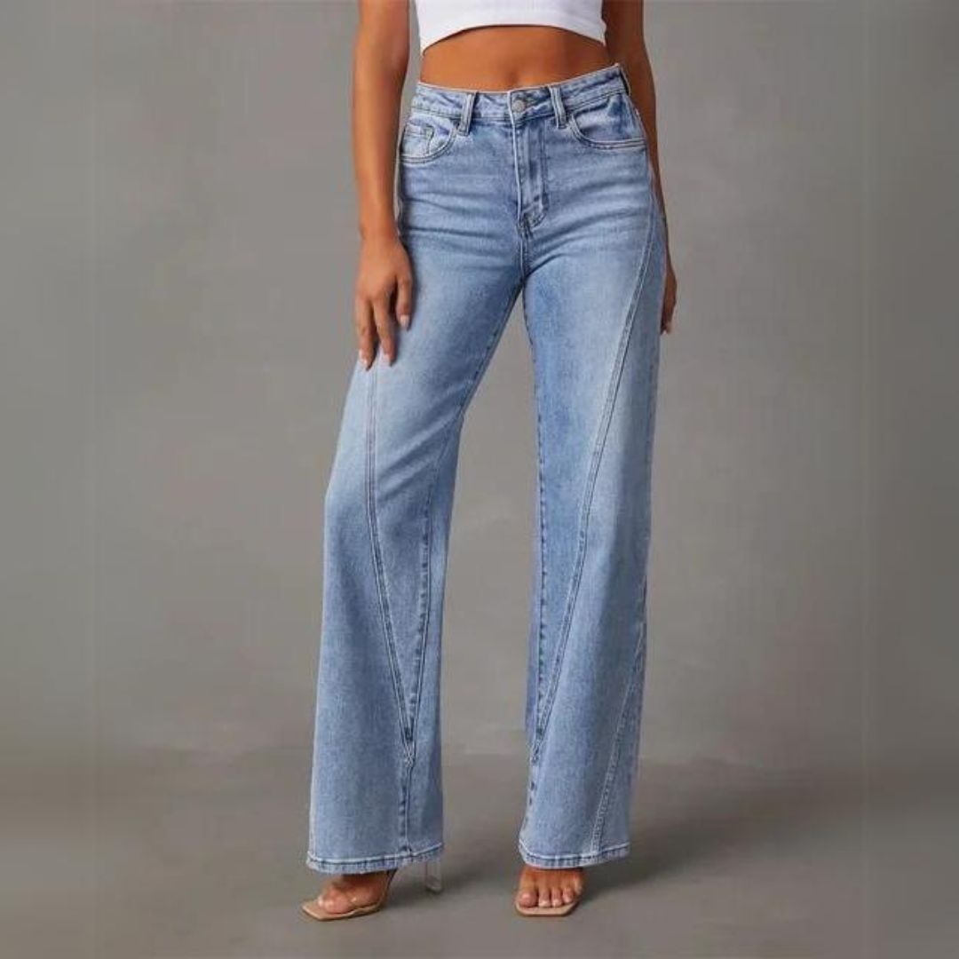 Flare denim jeans dames