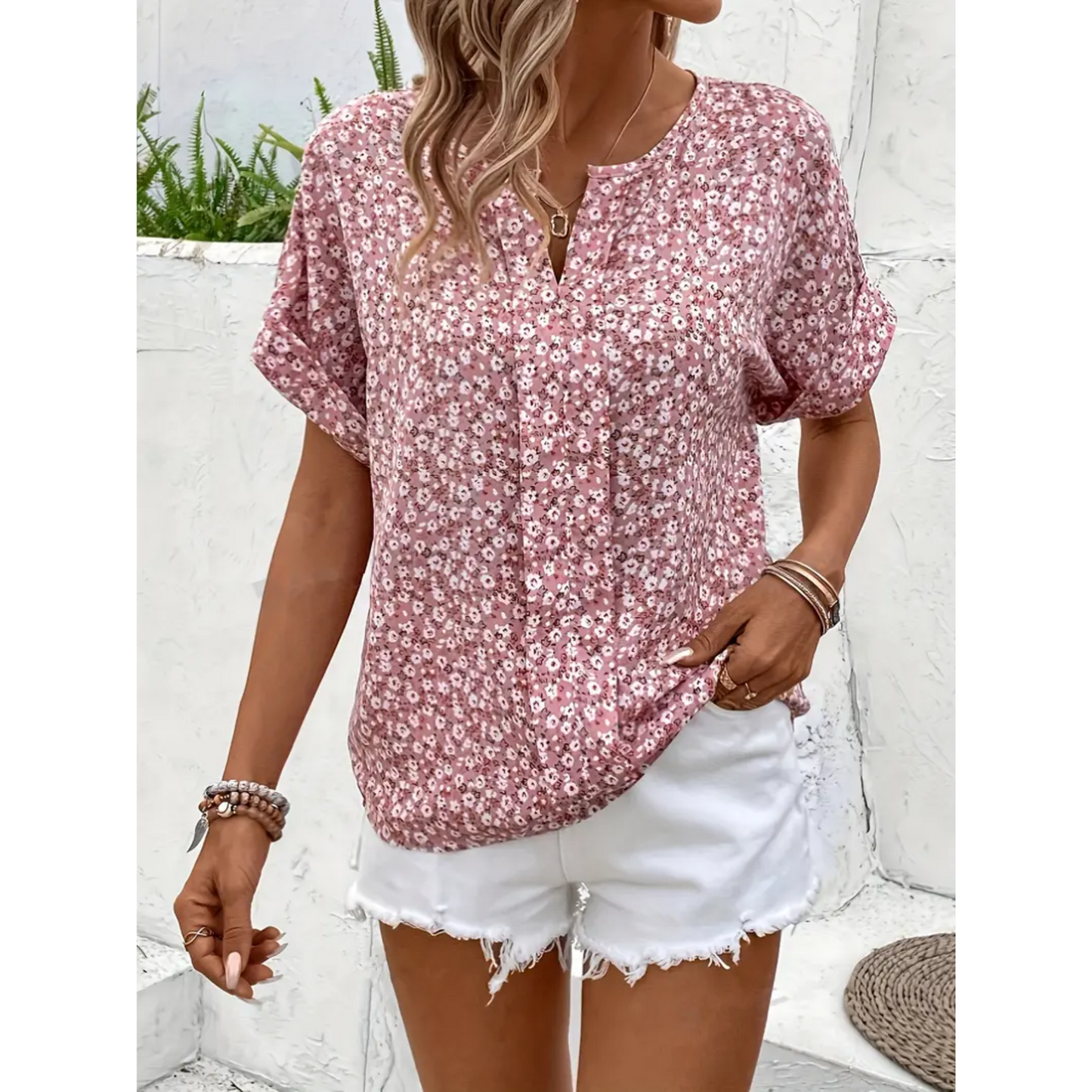 Elena | luchtige blouse met bloemenprint