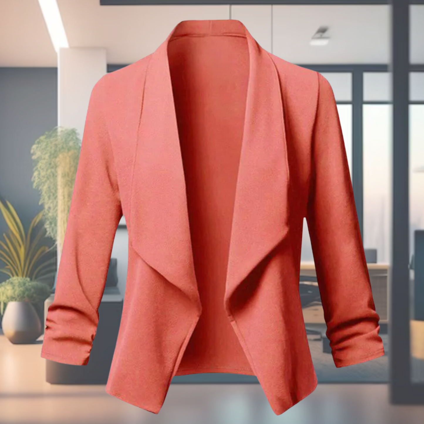 Joan | Vrouwen dunne blazer vest jas