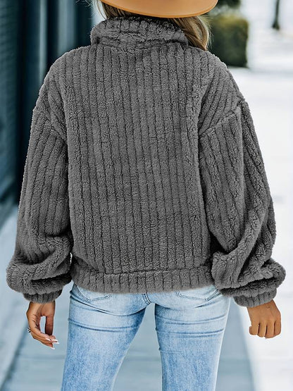 Perfect Fit jasje met watervalkraag