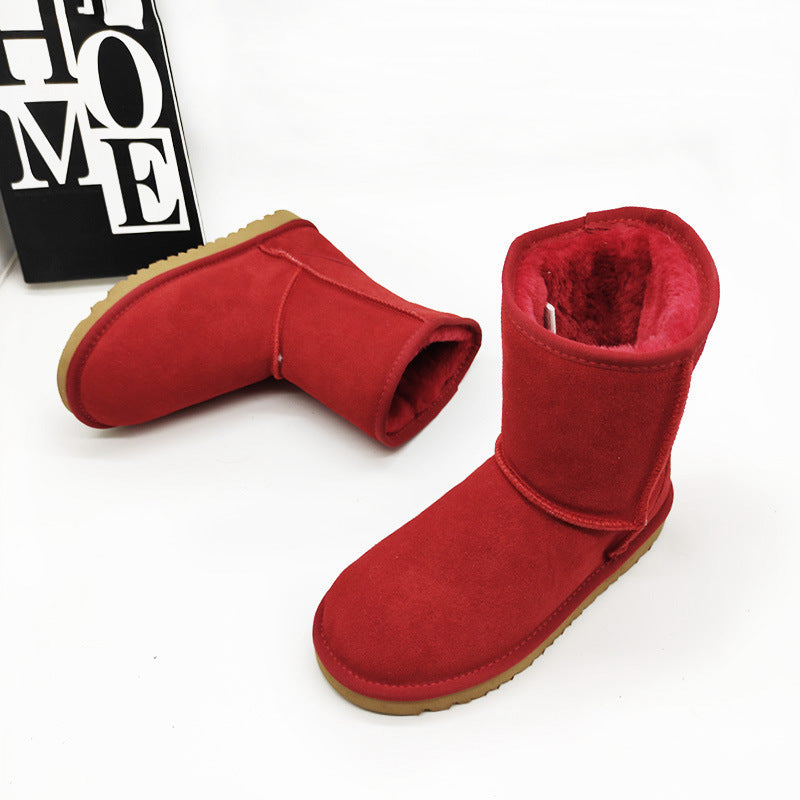 Sneeuw laarzen voor dames met platte hak