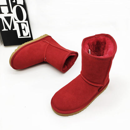 Sneeuw laarzen voor dames met platte hak