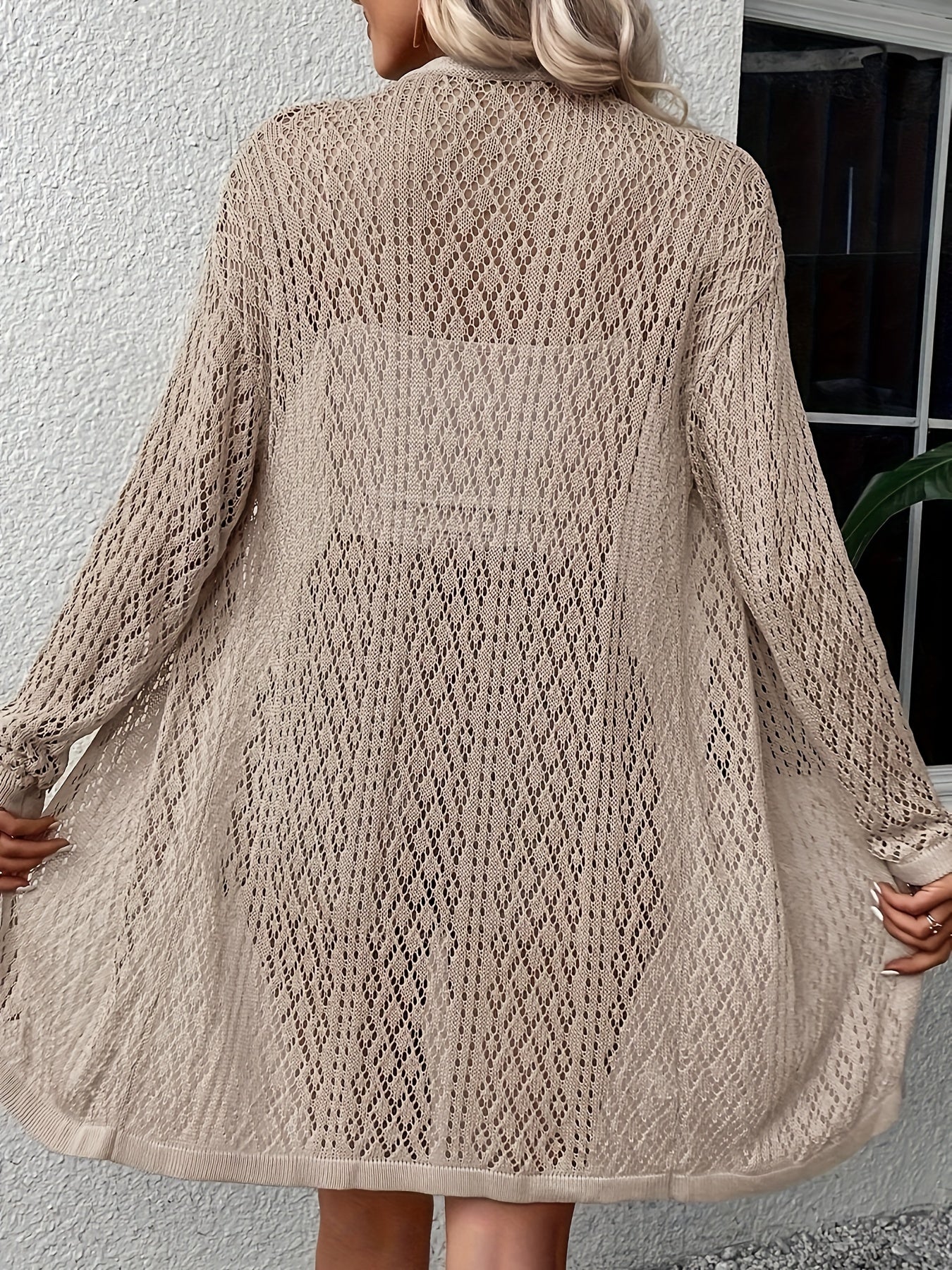 Pointelle gebreid vest - Olivia