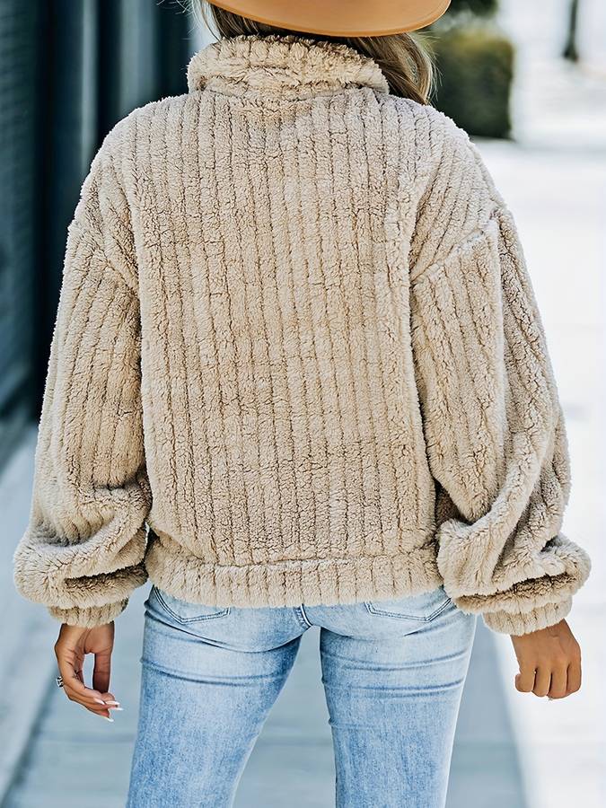 Perfect Fit jasje met watervalkraag