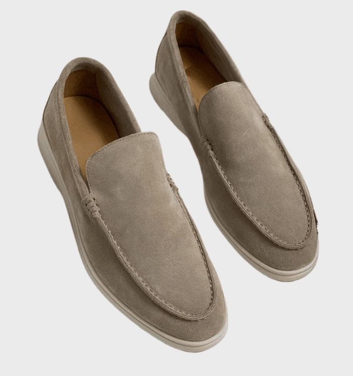 Levy - Super stijlvolle en comfortabele leren loafers suede voor mannen