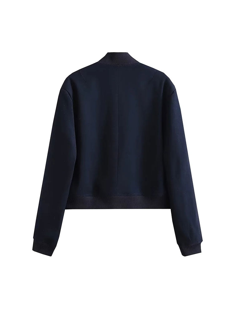 Zwarte bomber jacket