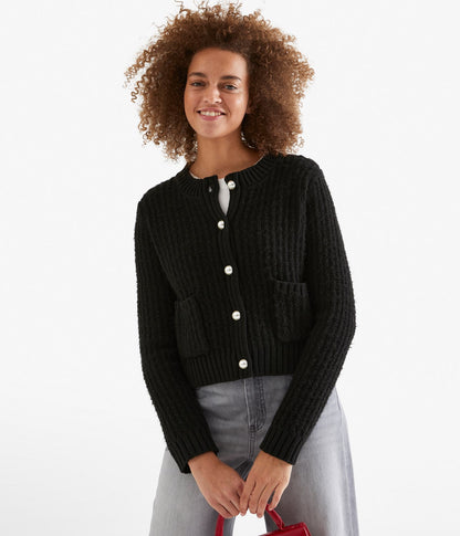 Celine Cardigan | Elegant gebreide vest voor dames met knoopsluiting