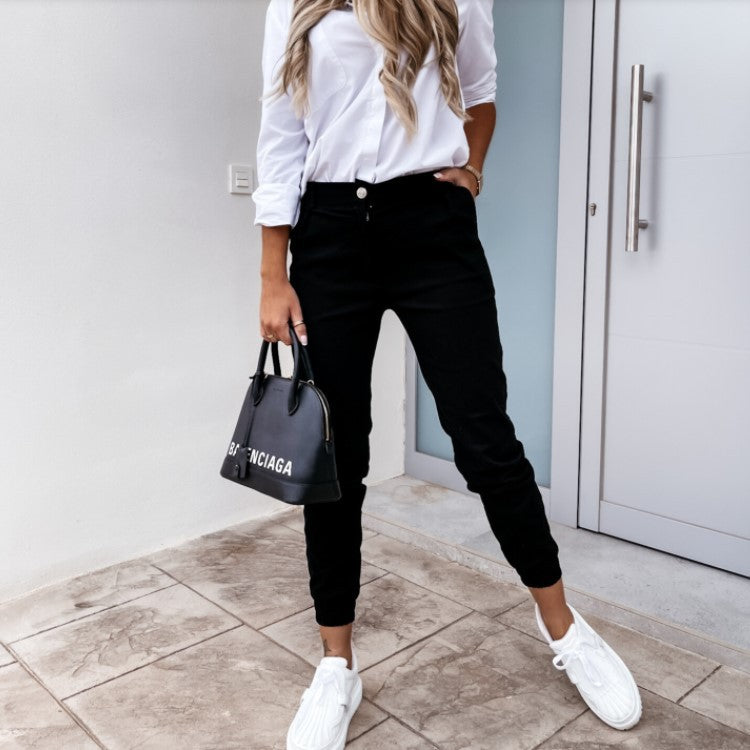 Sascha™ | Zelfverzekerd en stijlvol | Slim fit broek