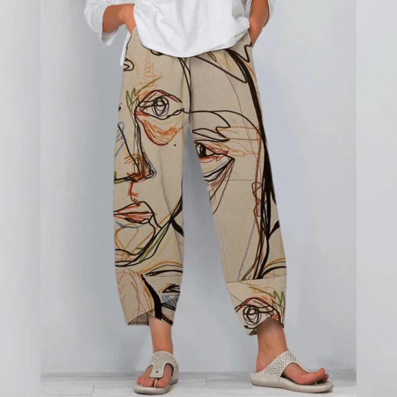 Brinley - Stijlvolle linnen broek voor dames